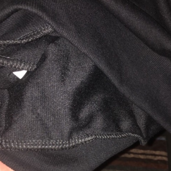 Black hoodie with mesh strip NWOT - Picture 6 of 6